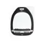 Flex-On Green Composite Inclined Grip Stirrups One Size Black/Grey/Grey